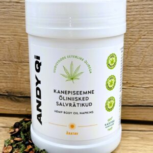 ANDY QI kanepiseemne õliniisked salvrätikud – Äratava toimega, MAXI pakend 100 tk.